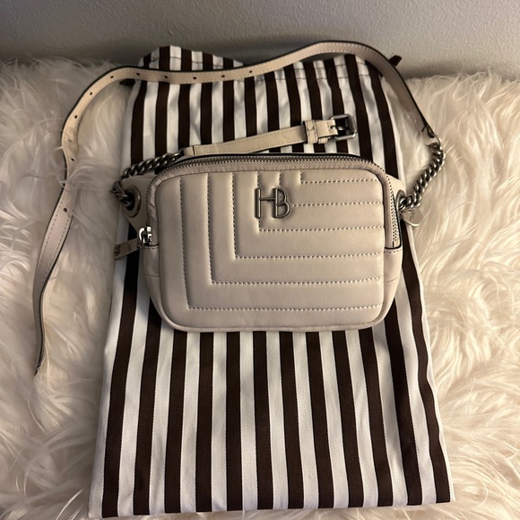 Henri Bendel Cream Quilted Crossbody/Belt Bag - Picture 1 of 7